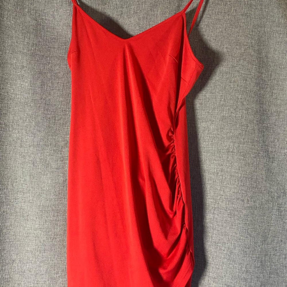 Elegant Red Women's Dress